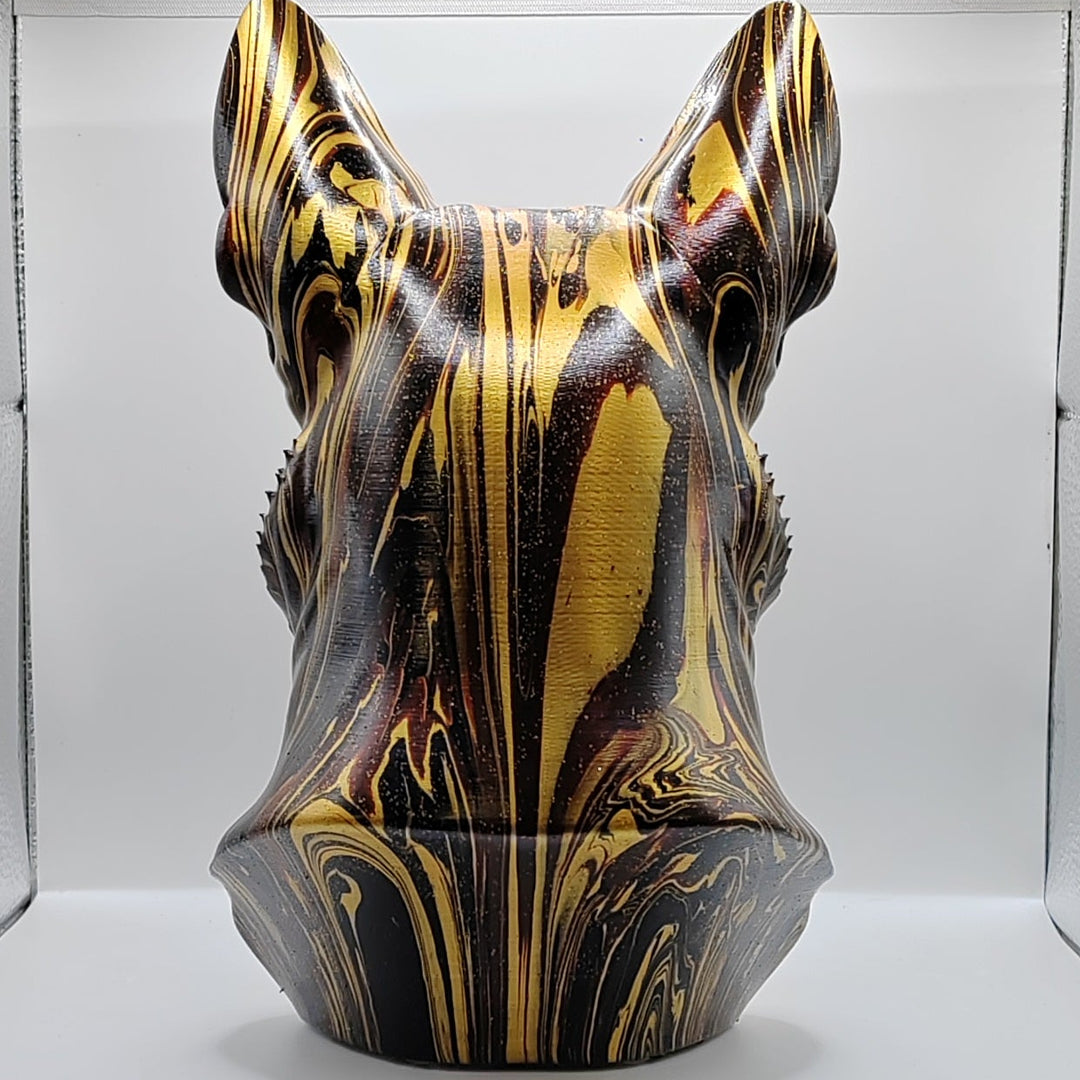 Belgian Malinois Head – Hand Painted
