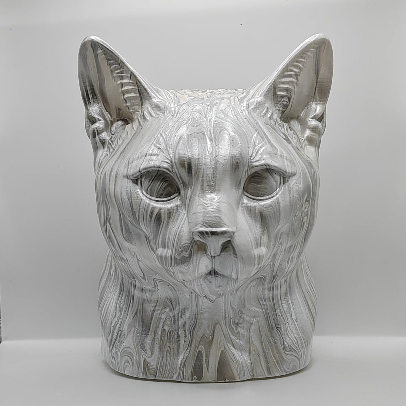 Russian Blue Head – Hand Painted