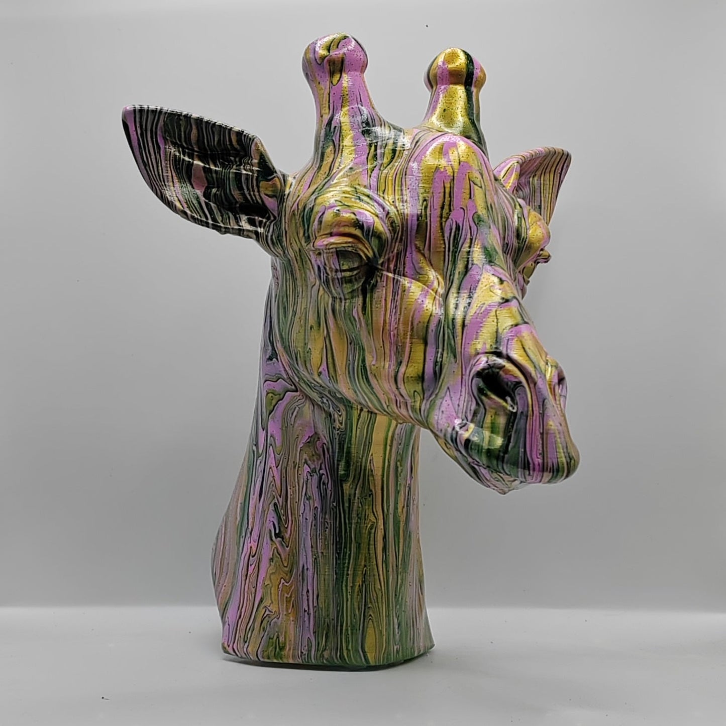 Giraffe Head – Hand Painted