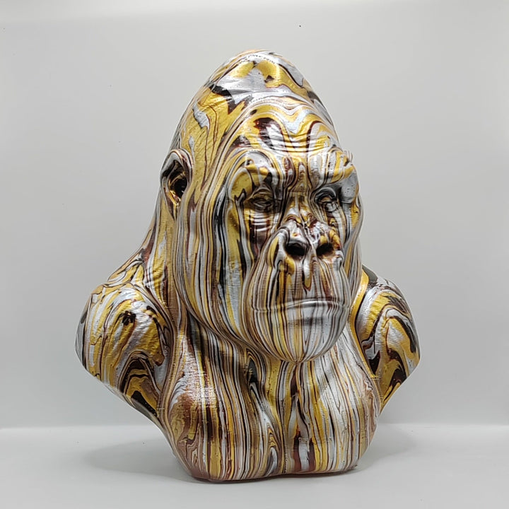Gorilla Head – Hand Painted