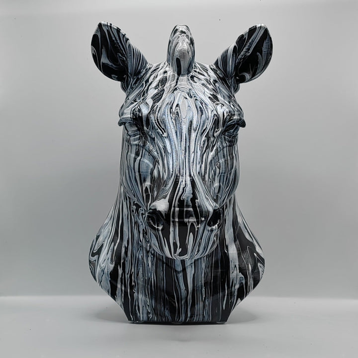 Zebra Head – Hand Painted