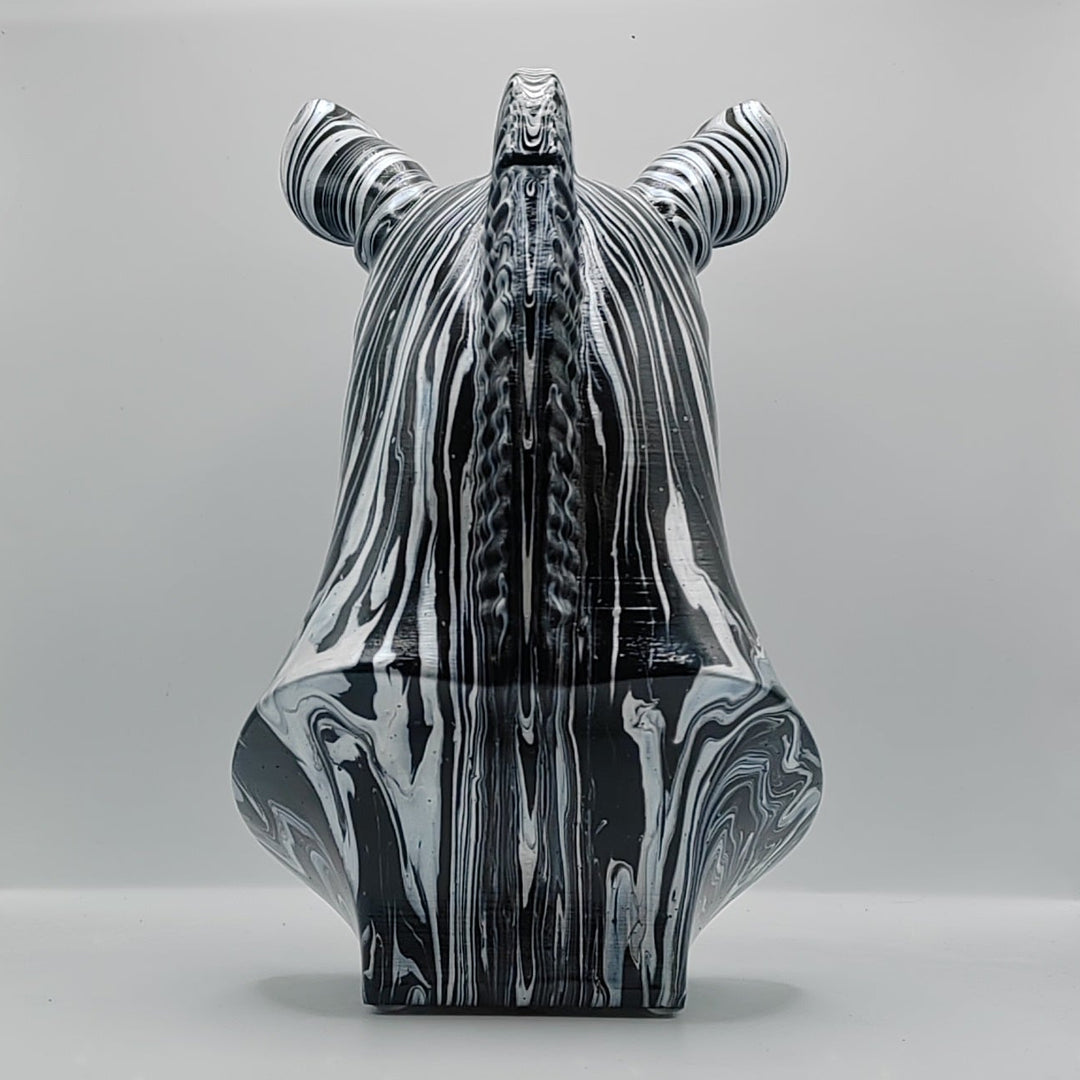 Zebra Head – Hand Painted