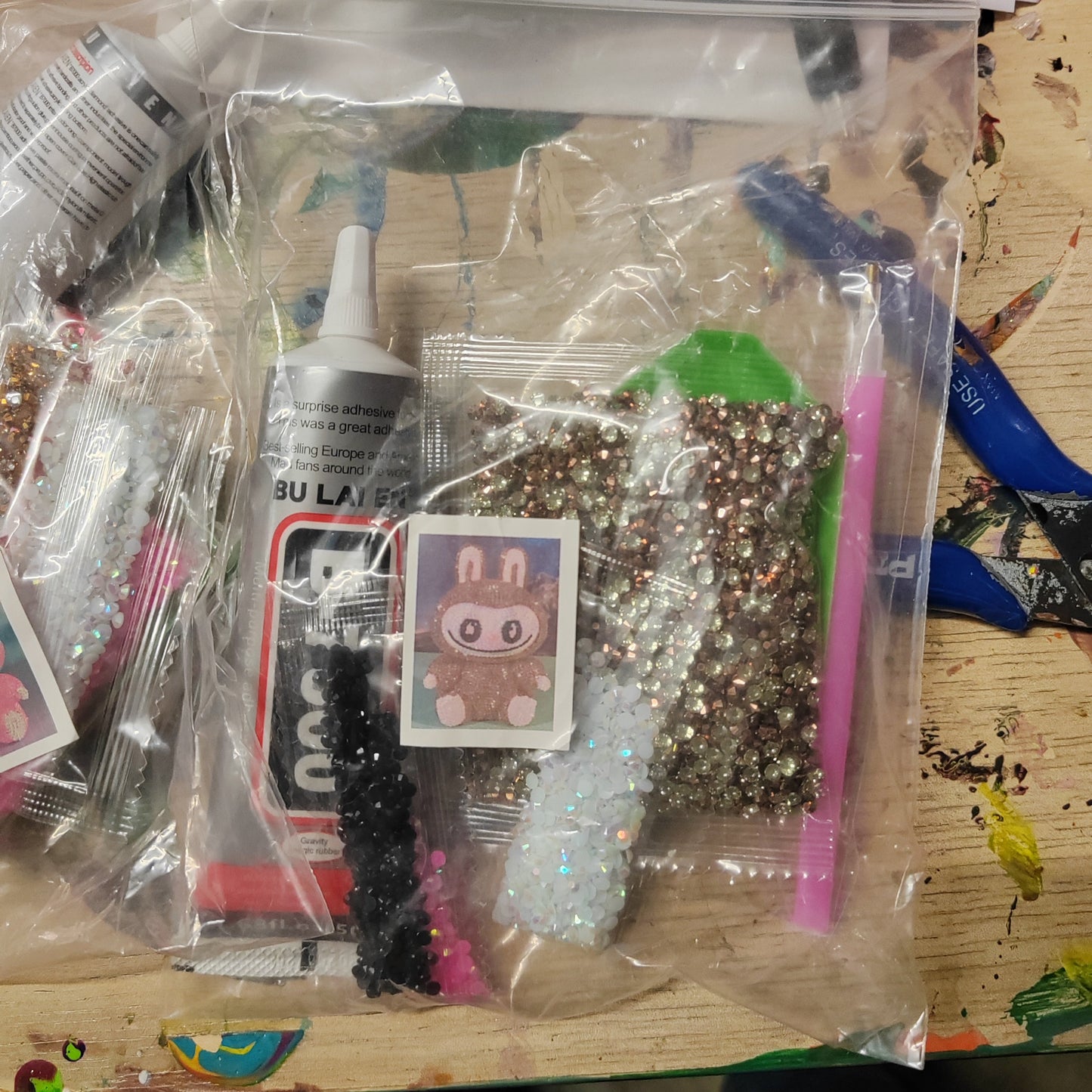 Labub Rhinestone Kit