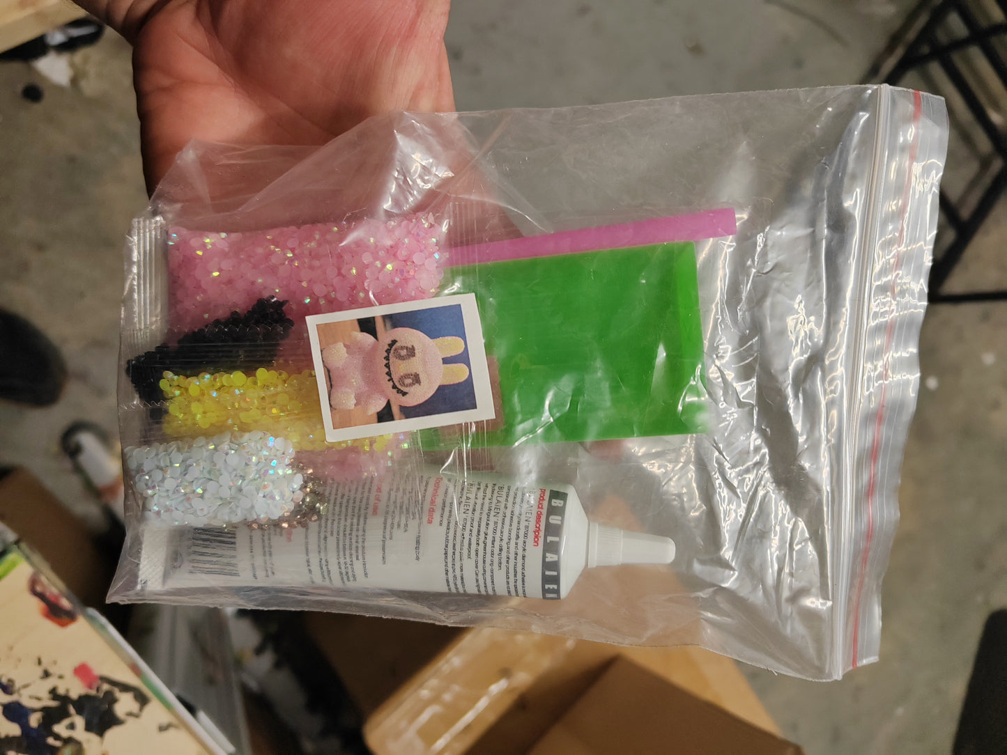 Labub Rhinestone Kit