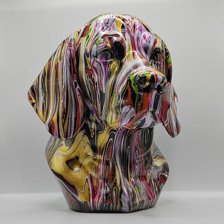 Beagle Head – Hand Painted