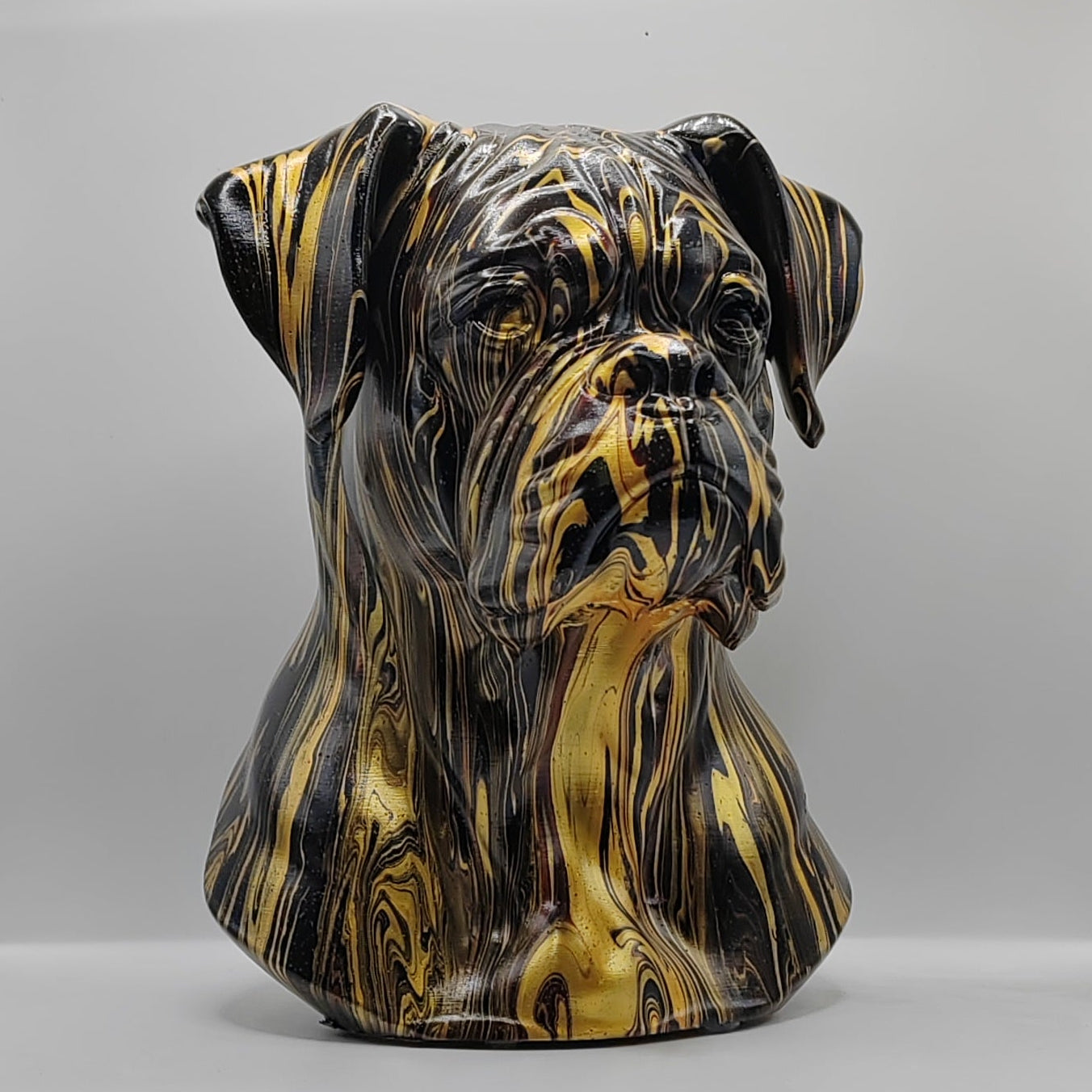 Boxer Head – Hand Painted