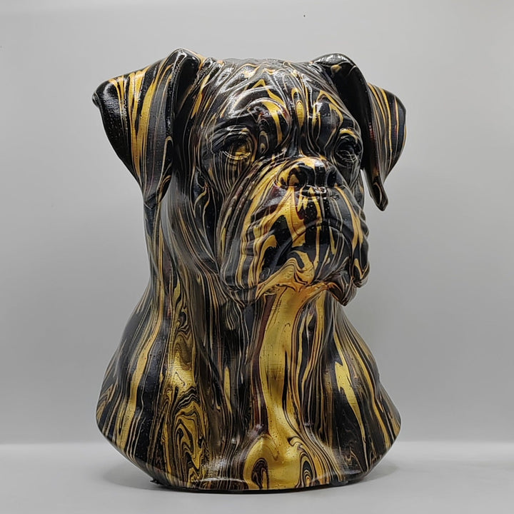 Boxer Head – Hand Painted