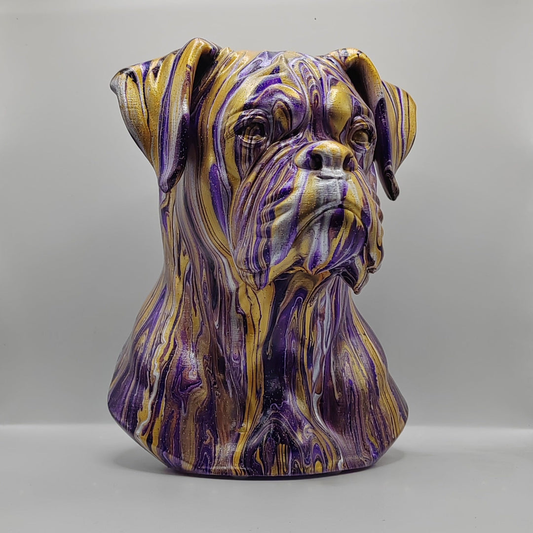 Boxer Head – Hand Painted