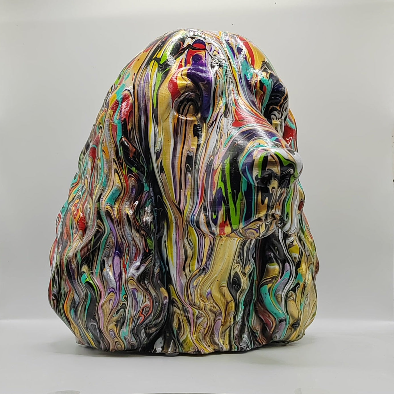 Cocker Spaniel Head – Hand Painted