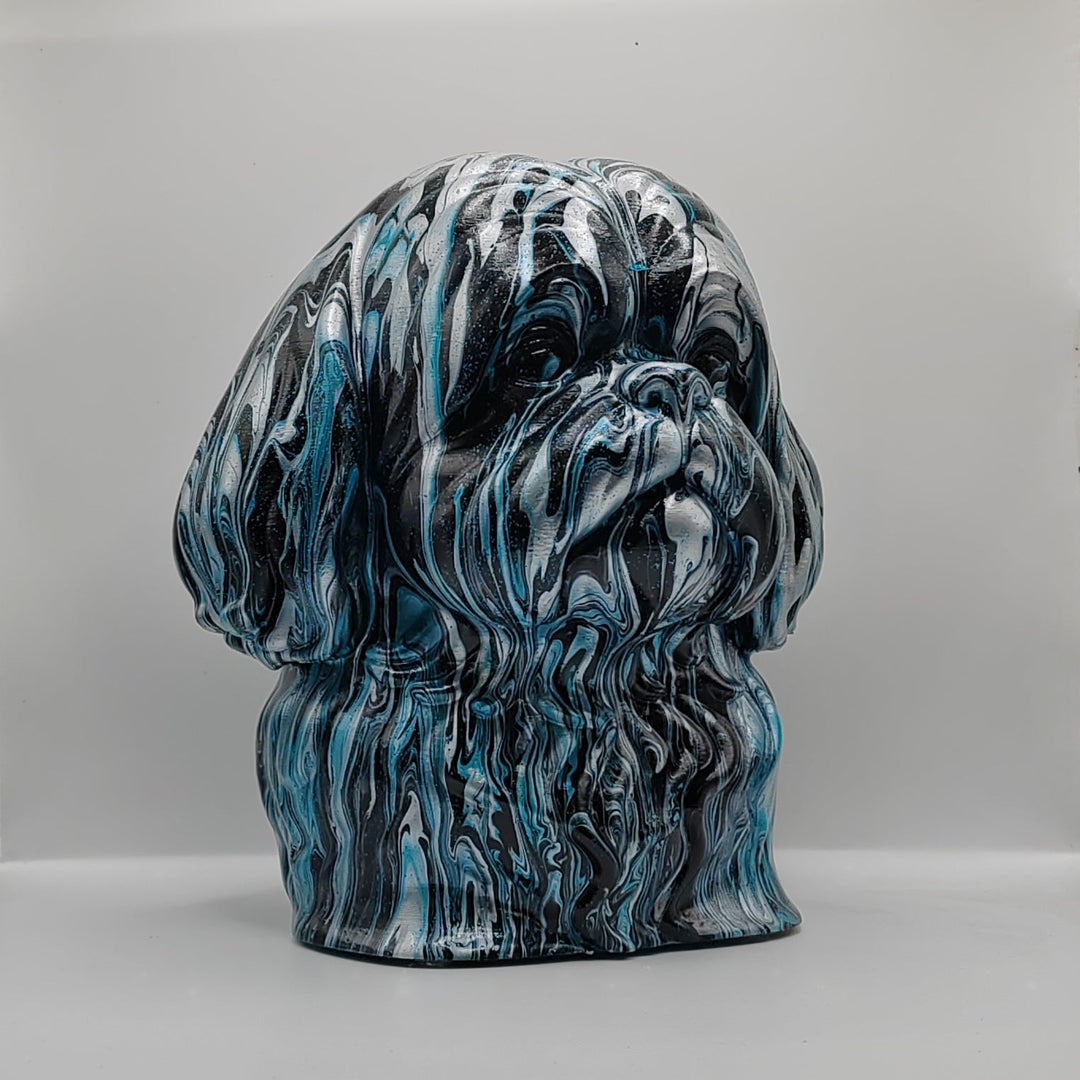 Shih Tzu Head – Hand Painted