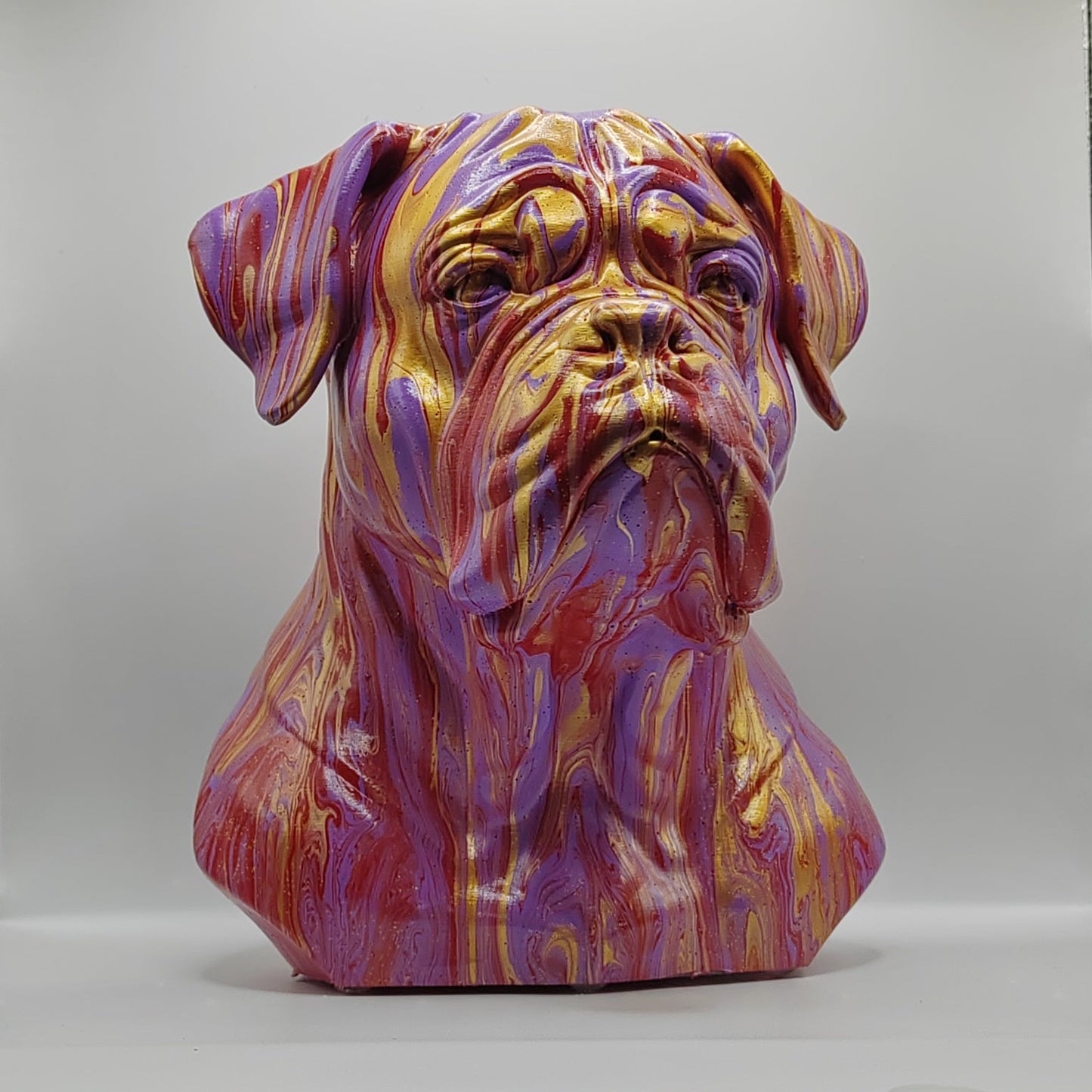 Dogue De Bordeaux Head – Hand Painted