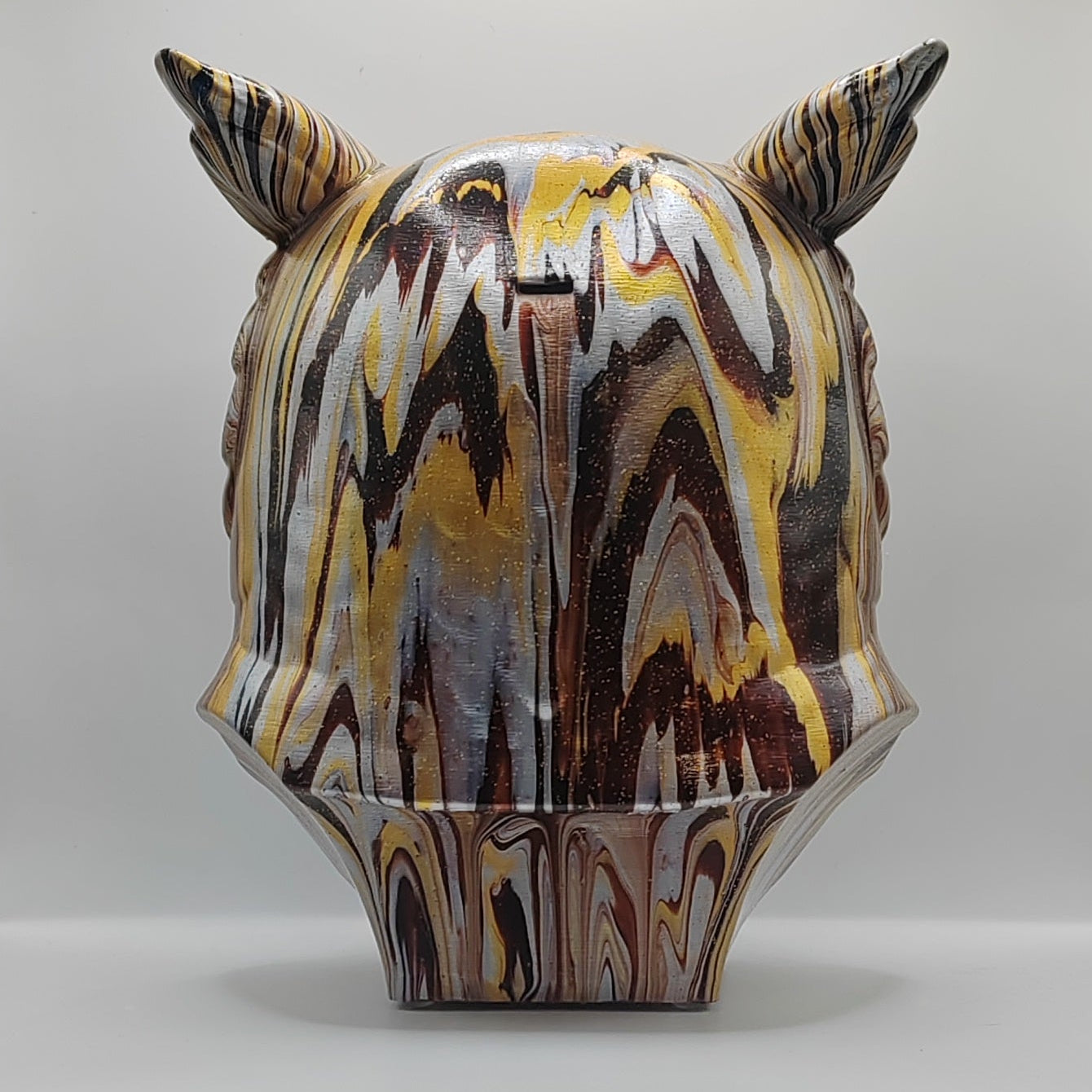 Owl Head – Hand Painted