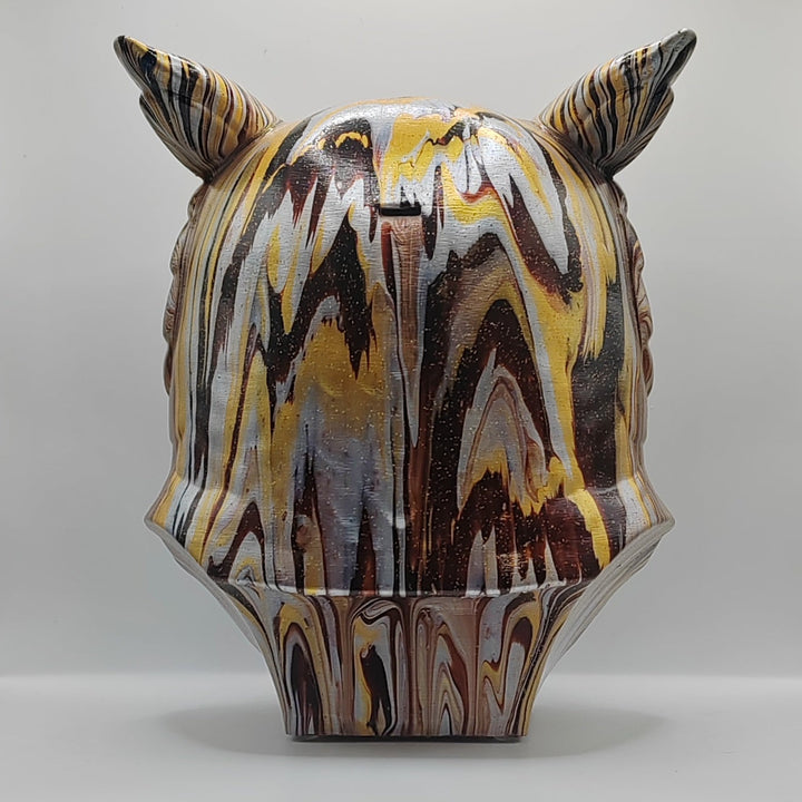 Owl Head – Hand Painted