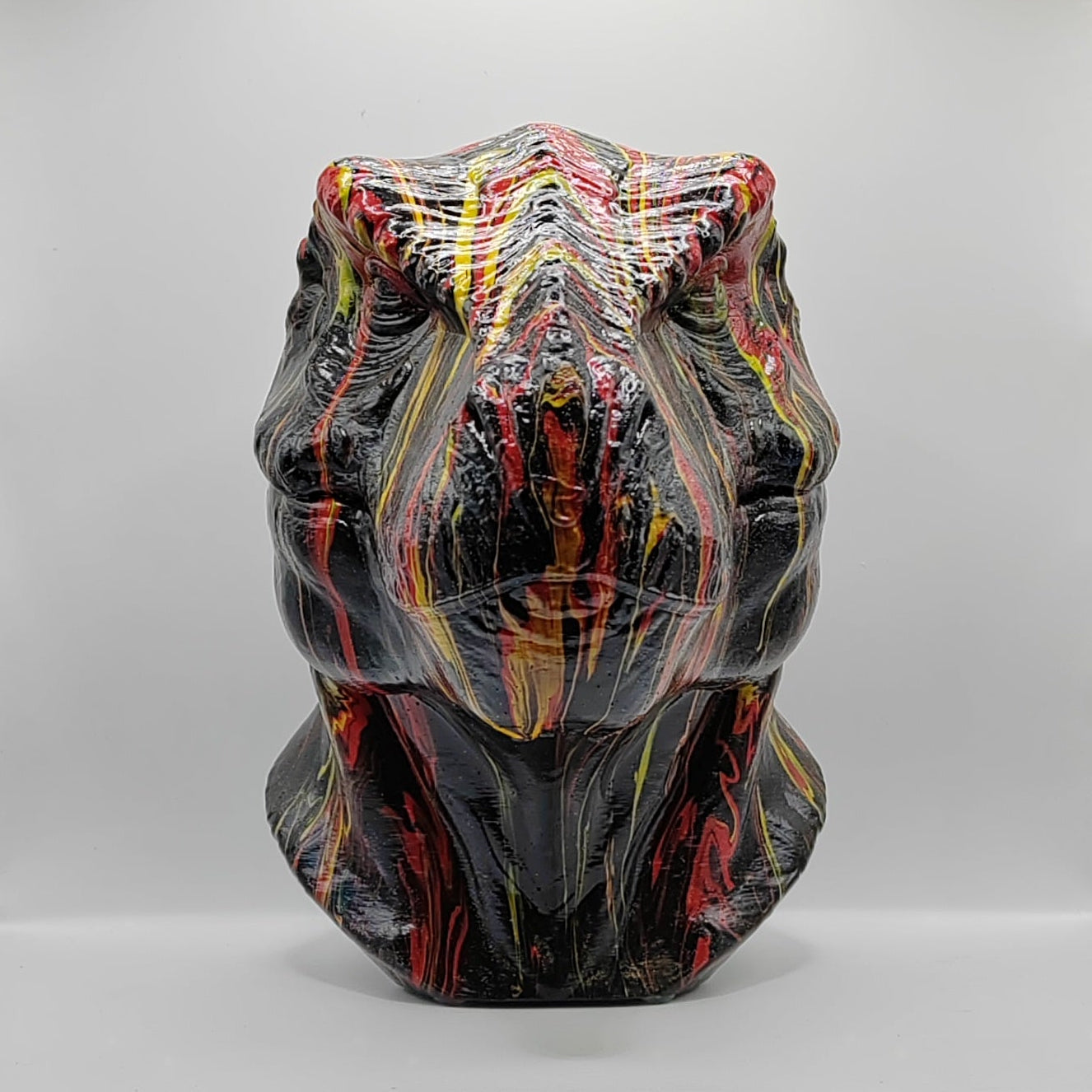 T-Rex Head – Hand Painted