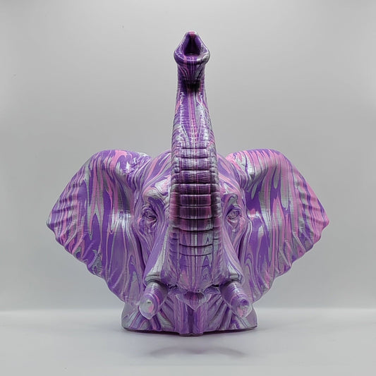 African Elephant Bust