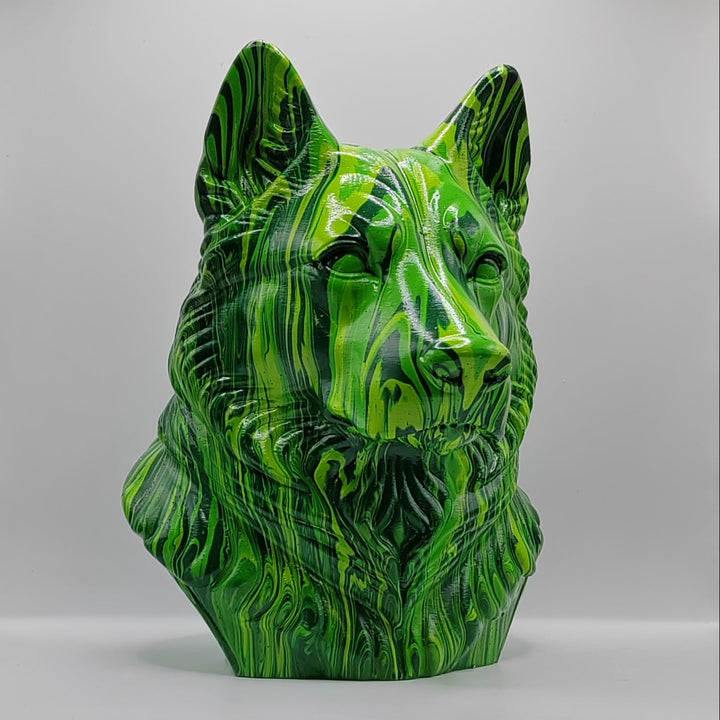 Husky Head – Hand Painted