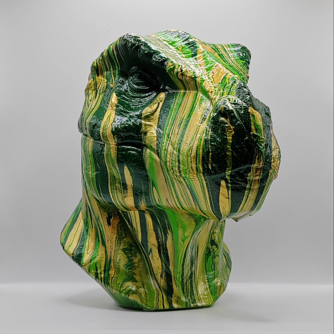 T-Rex Head – Hand Painted