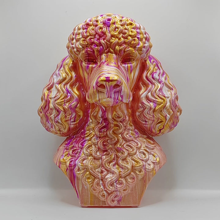 Poodle Head – Hand Painted