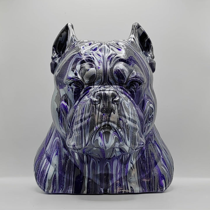 Pocket Bully Head – Hand Painted