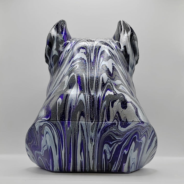 Pocket Bully Head – Hand Painted