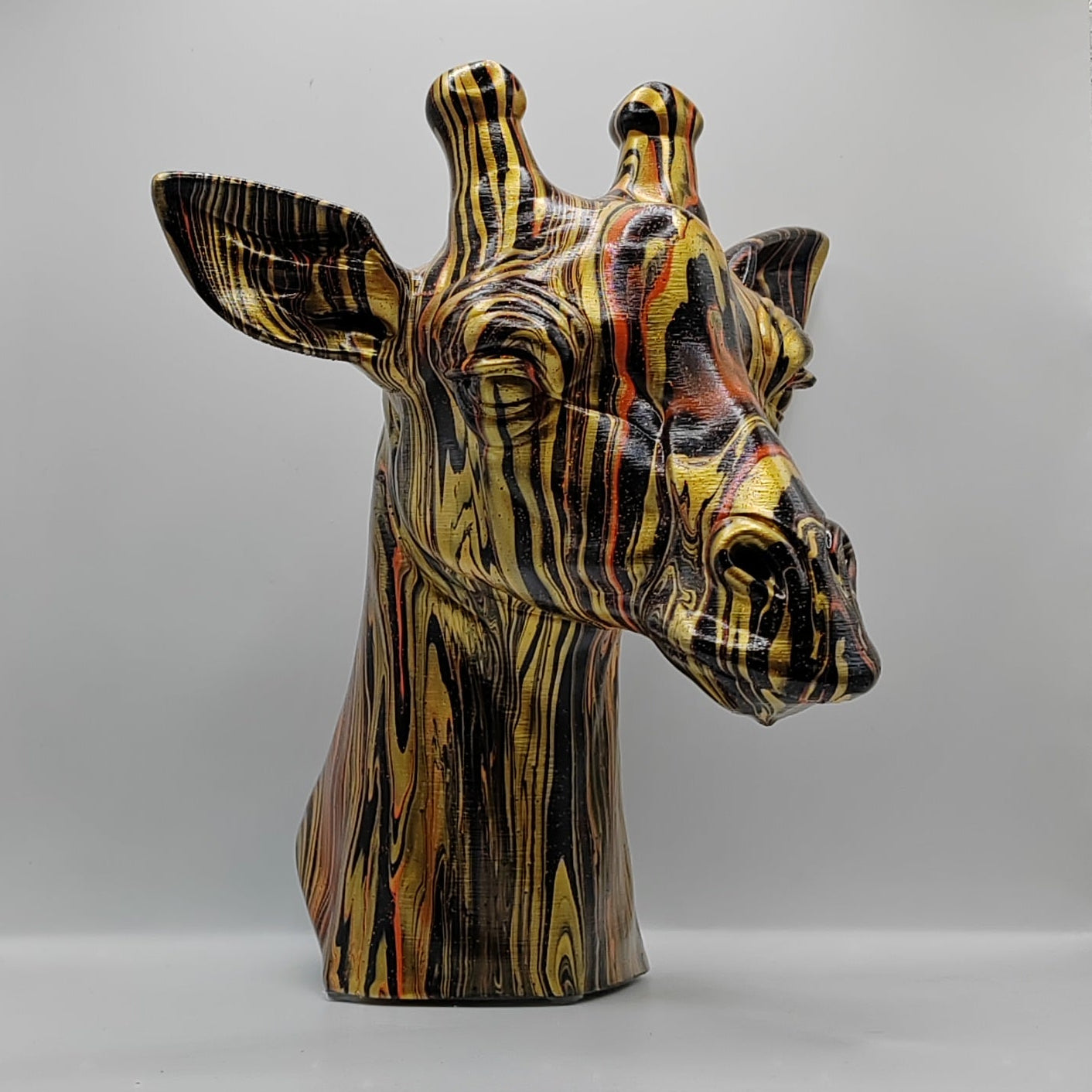 Giraffe Head – Hand Painted