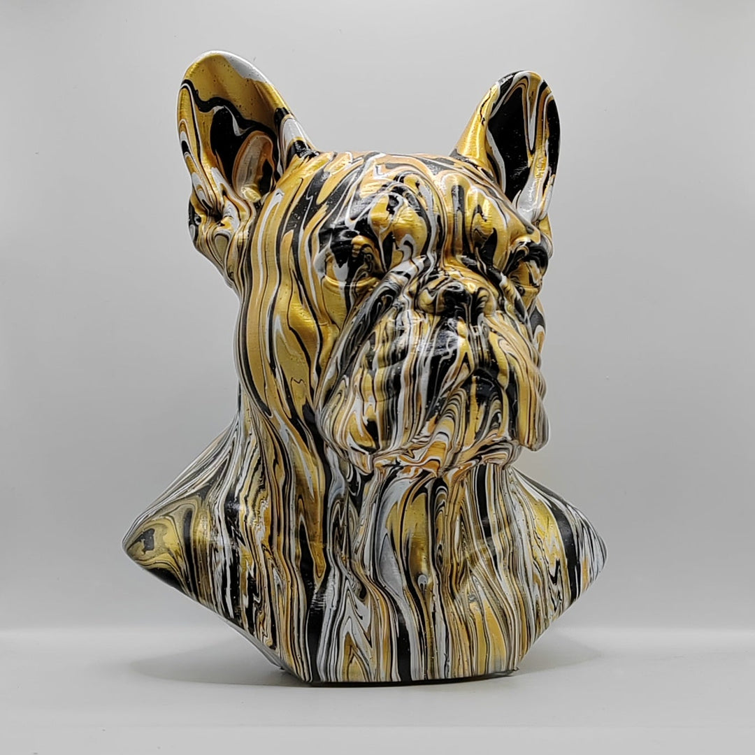 French Bulldog Head – Hand Painted