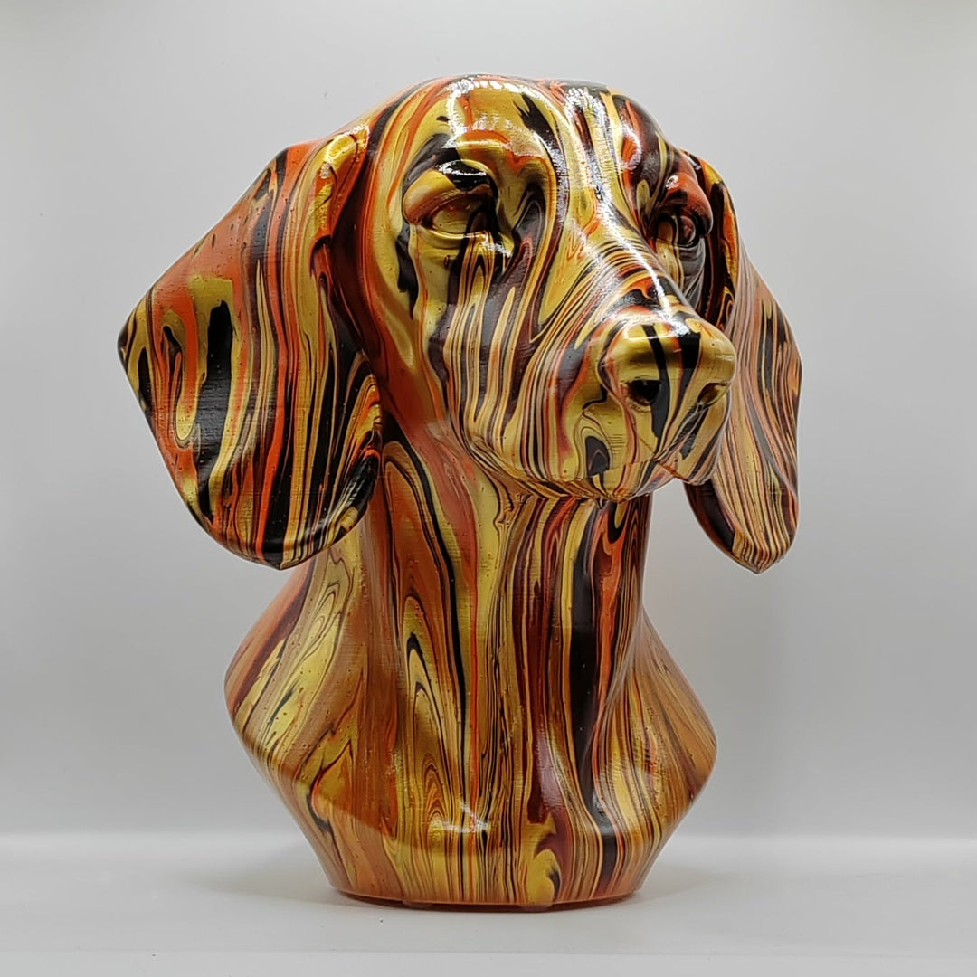 Dachshund Head – Hand Painted