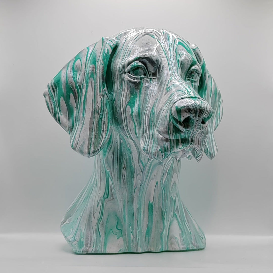 Weimaraner Head – Hand Painted