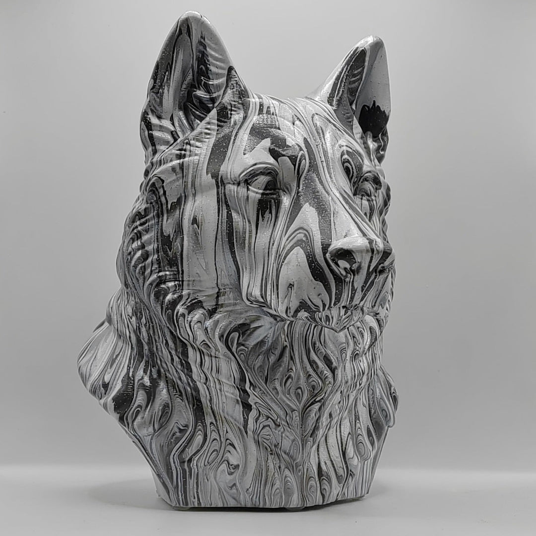 Husky Head – Hand Painted