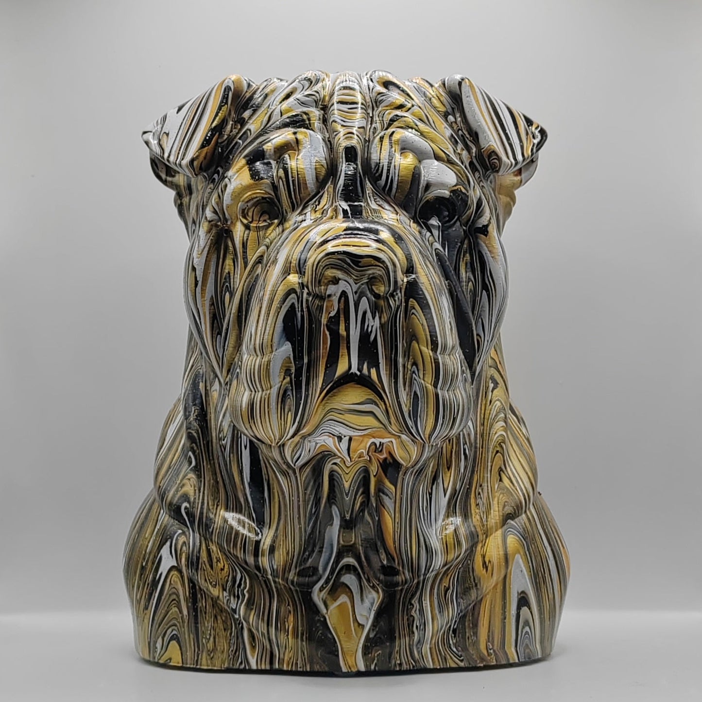 Shar Pei Head – Hand Painted