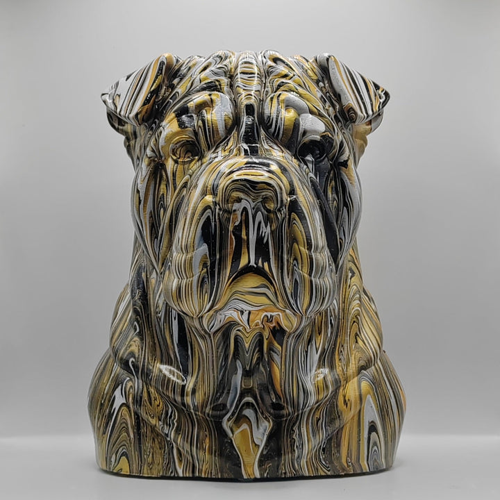 Shar Pei Head – Hand Painted