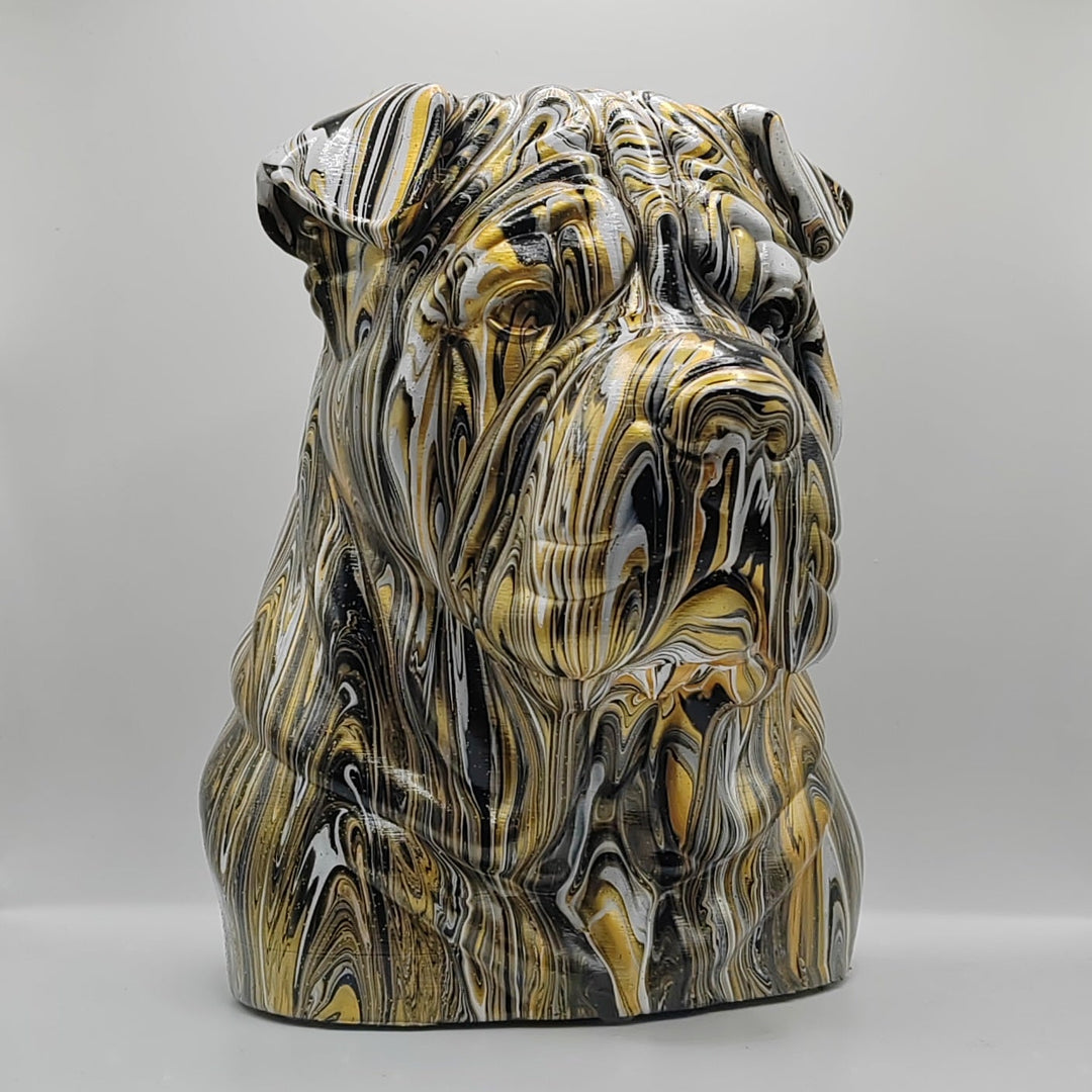 Shar Pei Head – Hand Painted