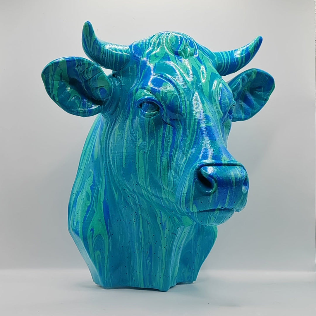 Cow Head – Hand Painted