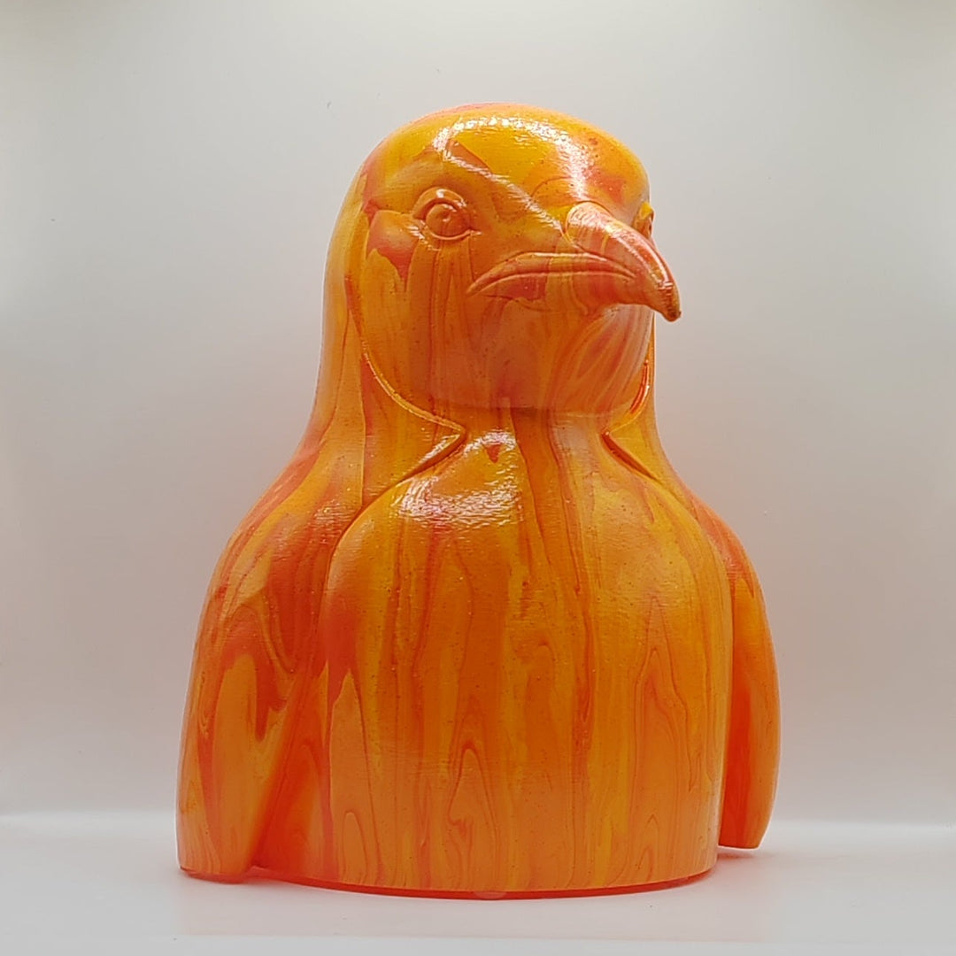 Penguin Head – Hand Painted