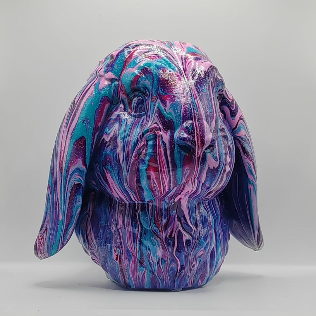 Bunny Rabbit Head – Hand Painted