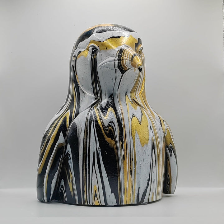 Penguin Head – Hand Painted