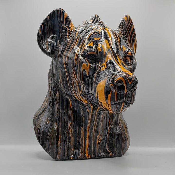 Hyena Head – Hand Painted