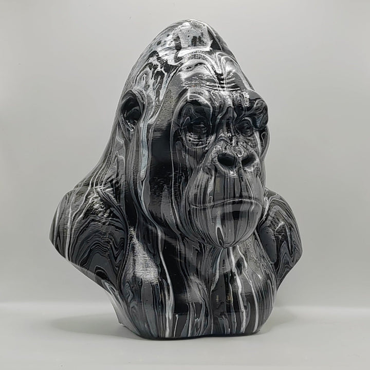 Gorilla Head – Hand Painted