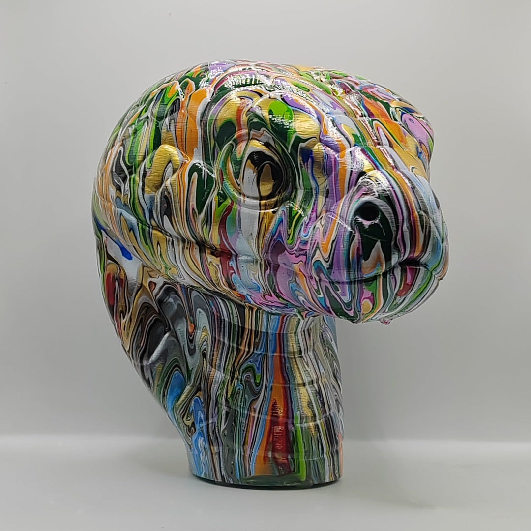 Snake Head – Hand Painted