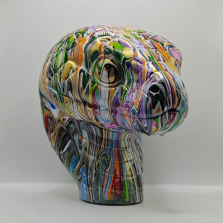 Snake Head – Hand Painted