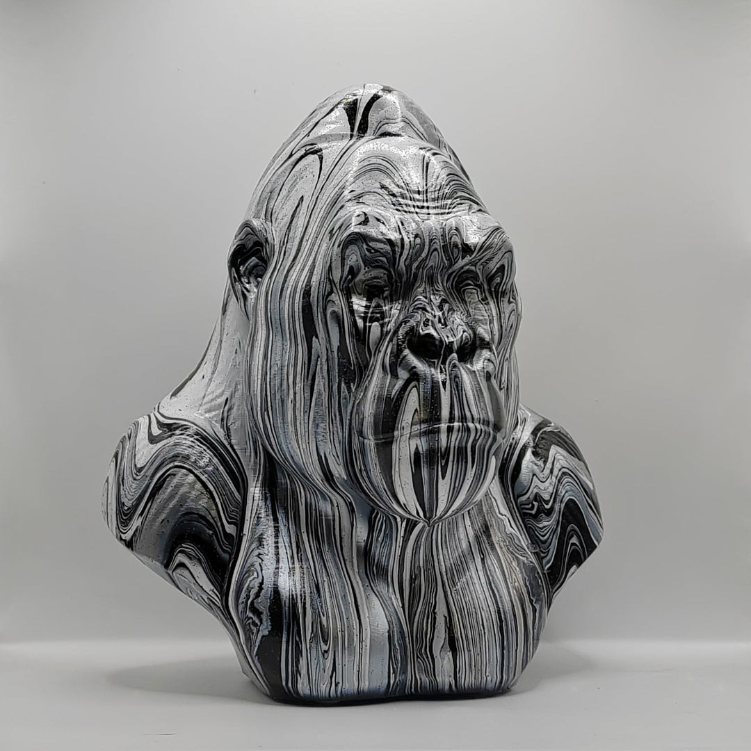 Gorilla Head – Hand Painted