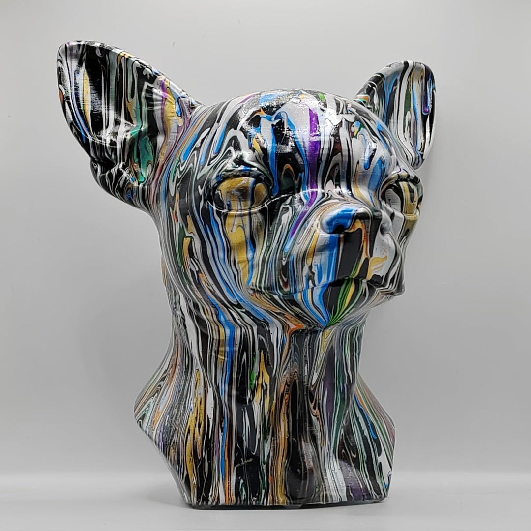 Chihuahua Head – Hand Painted