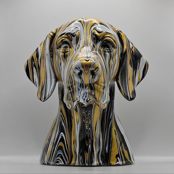 English Pointer Head – Hand Painted
