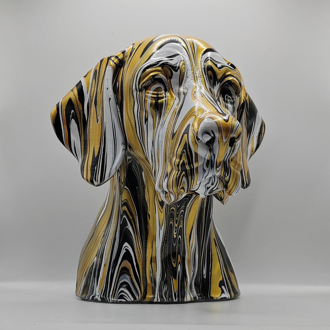English Pointer Head – Hand Painted