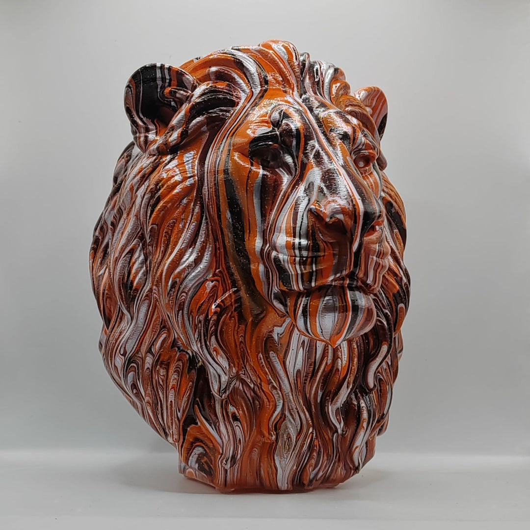 Lion Head – Hand Painted