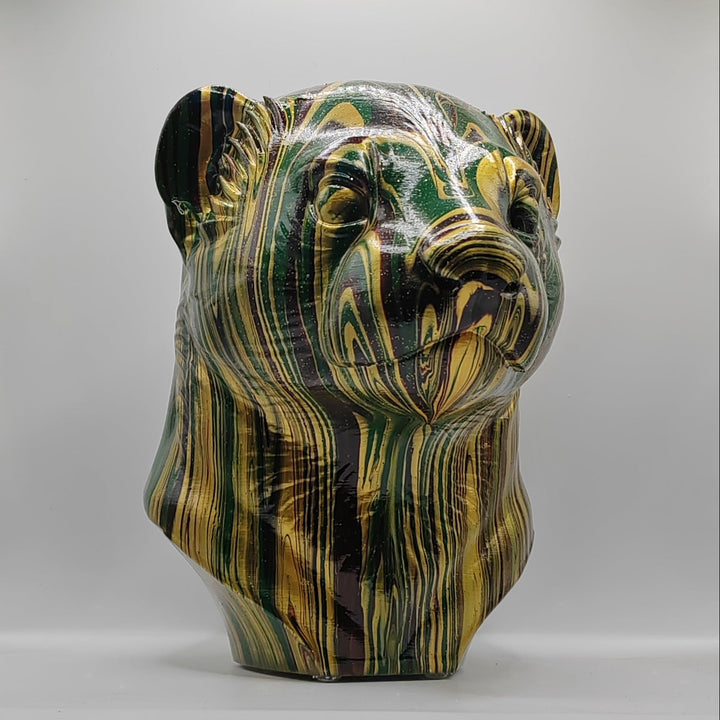 Ferret Head – Hand Painted