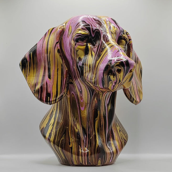 Dachshund Head – Hand Painted