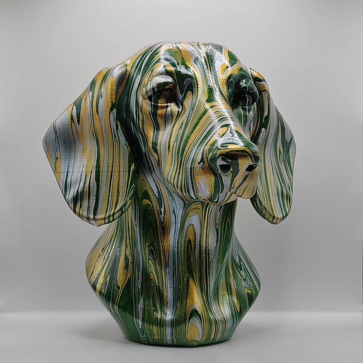 Dachshund Head – Hand Painted