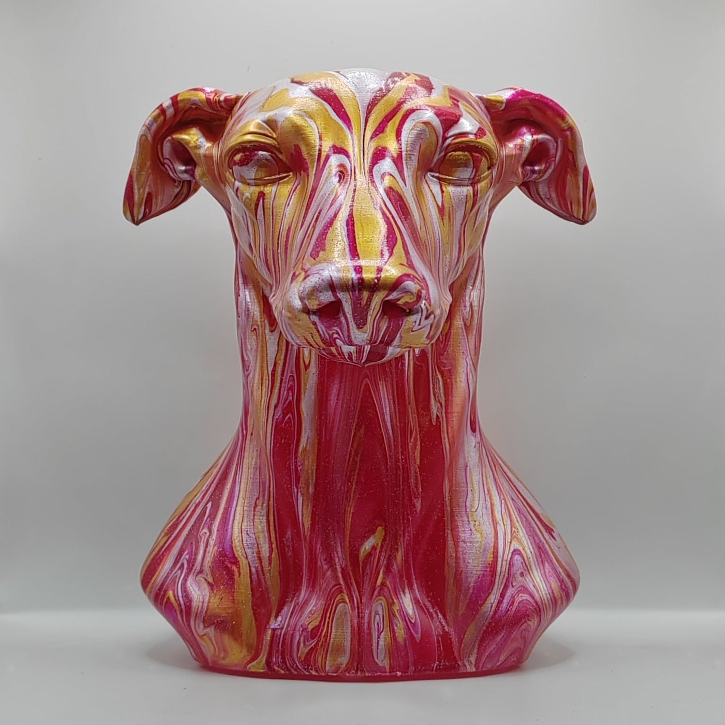 Greyhound / Whippet Head – Hand Painted