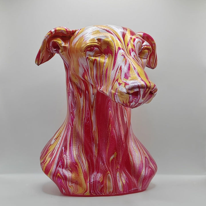 Greyhound / Whippet Head – Hand Painted